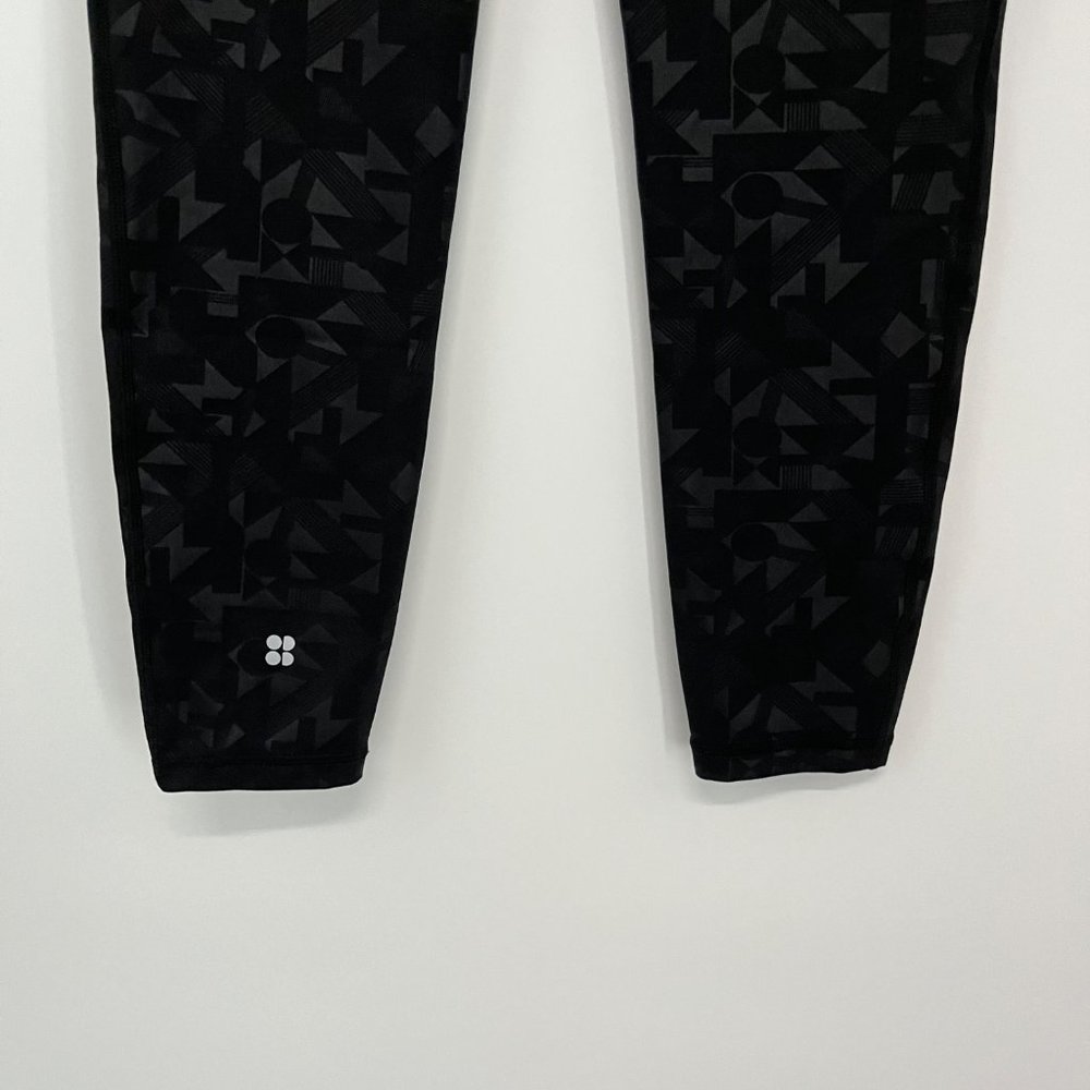 NWT Sweaty Betty All Day 7/8 Length Emboss leggings Black XS Athleisure Active - Picture 6 of 11